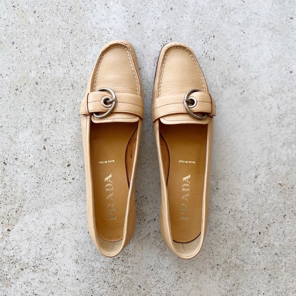PRADA Women’s Leather Loafers size 37 EU - Picture 8 of 10